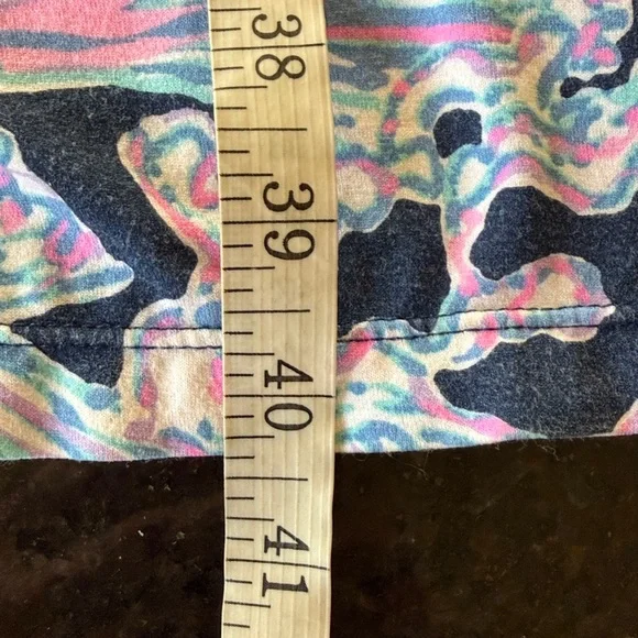 Lilly Pulitzer Malin Shells Bells Deep Sea Navy Midi Dress Size Small - Picture 9 of 11